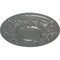 Ekena Millwork Oslo Ceiling Medallion (Fits Canopies up to 10 1/2"), Hand-Painted Silver, 28 1/8"OD x 1 3/4"P CM28OSSLS - alternate 4